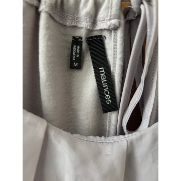 Maurices Lavender Purple Sleeveless Halter Neck Blouse Top Womens Medium - Picture 3 of 8